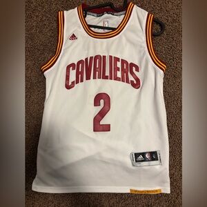 Adidas Cavaliers Jersey White and Red Kyrie Irving Size Medium